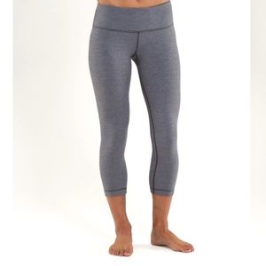 Lululemon grey high rise leggings size 4